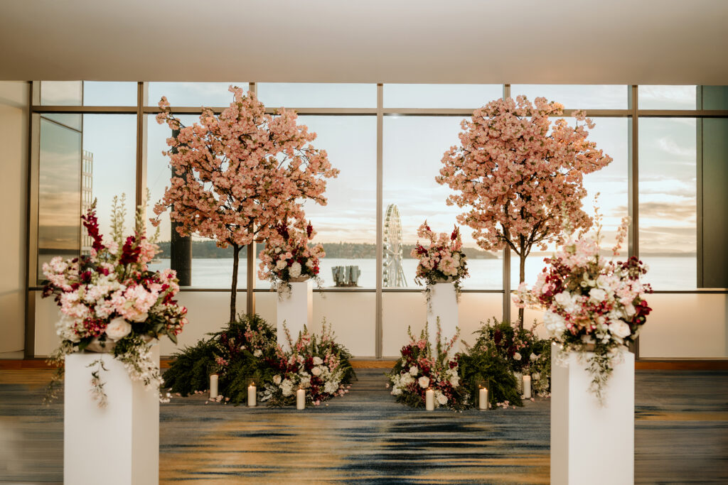 Ceremony space at the Four Seasons in Seattle